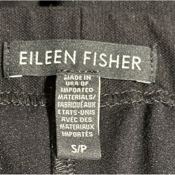 Eileen Fisher Petite‎ Small Black Stretch Pull On Rayon/Nylon/Spandex Pants - Picture 4 of 9